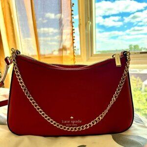Kate Spade Red Chain Crossbody bag
